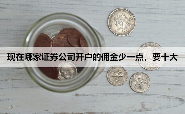 现在哪家证券公司开户的佣金少一点，要十大