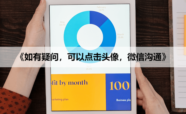 《如有疑问,可以点击头像,微信沟通》