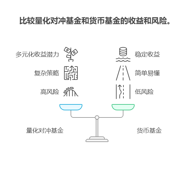 我现在放零钱通、余额宝收益太低，买量化对冲基金收益会比它高吗?