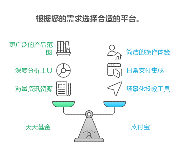 支付宝和天天基金比较