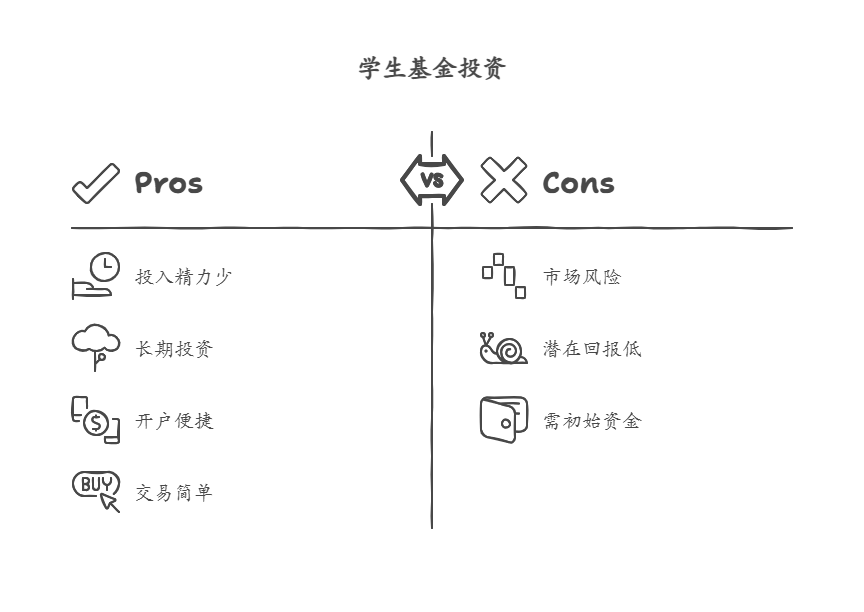 在校学生拿一万块买基金，其实不太会影响学习时间，操作也不复杂，别太担心啦。下面给你详细说说。  不会影响学习时间的原因 投入精力少：基金投资不像炒股那样需要时刻盯着盘面。你只要在课余抽出一点时间，比如每周花半小时，看看基金的净值变化、市场动态就行。而且现在很多基金交易平台都有智能提醒功能，基金净值大幅波动、分红等信息都会及时推送，不用你一直守着。 可长期投资：对于在校学生来说，基金更适合长期投资。你可以选择定投的方式，每个月固定投入一定金额，设置好之后就不用管了，系统会自动扣款投资。这样既不会占用你太多学习时间，又能通过长期积累实现财富增值。 操作并不复杂 开户便捷：现在通过手机APP就能轻松完成基金开户，准备好身份证和银行卡，按照提示操作，几分钟就能搞定。 交易简单：在交易平台上，你可以直接搜索想买的基金，点击购买，输入金额就行。卖出也是同样的操作，非常方便。 在校学生买基金不影响学习，操作也不难。我公司名列行业前列，具备雄厚师资力量，欢迎右上角关注，为您个性化服务！