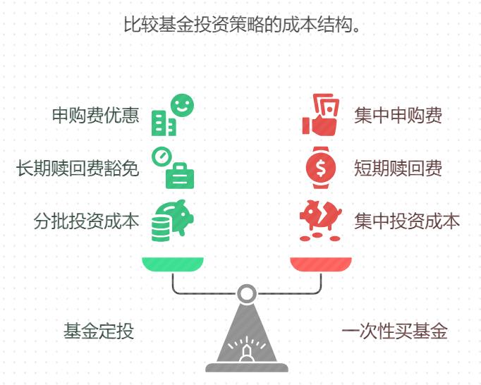 基金定投的手续费和一次性买基金的手续费一样吗？