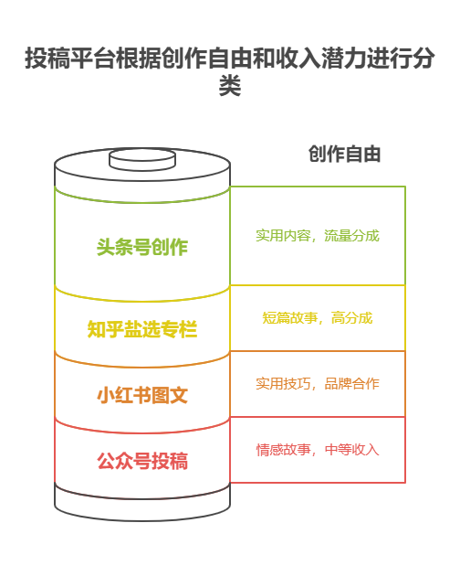 每天坐吃山空好焦虑，有没有啥稳定的投稿赚钱渠道?