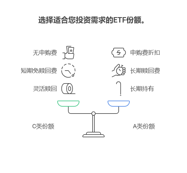 家人们，买基金选 ETF 联接 C，短期年化比 A 划算?