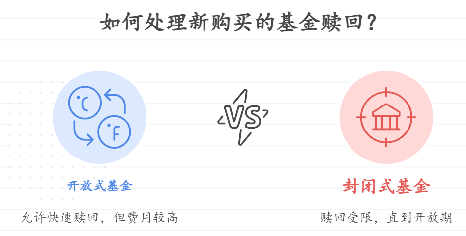 请问刚买的基金可以马上赎回吗？马上赎回手续费是不是更高？