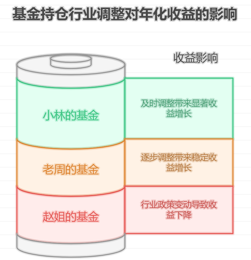 基金的持仓行业调整，年化收益会变吗？