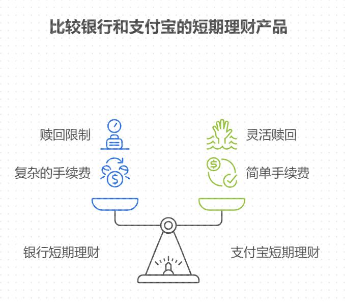 家里可能随时需要用钱,短期理财中途可以赎回吗?手续费怎么算?支付宝短期理财怎么买可随时赎回的?