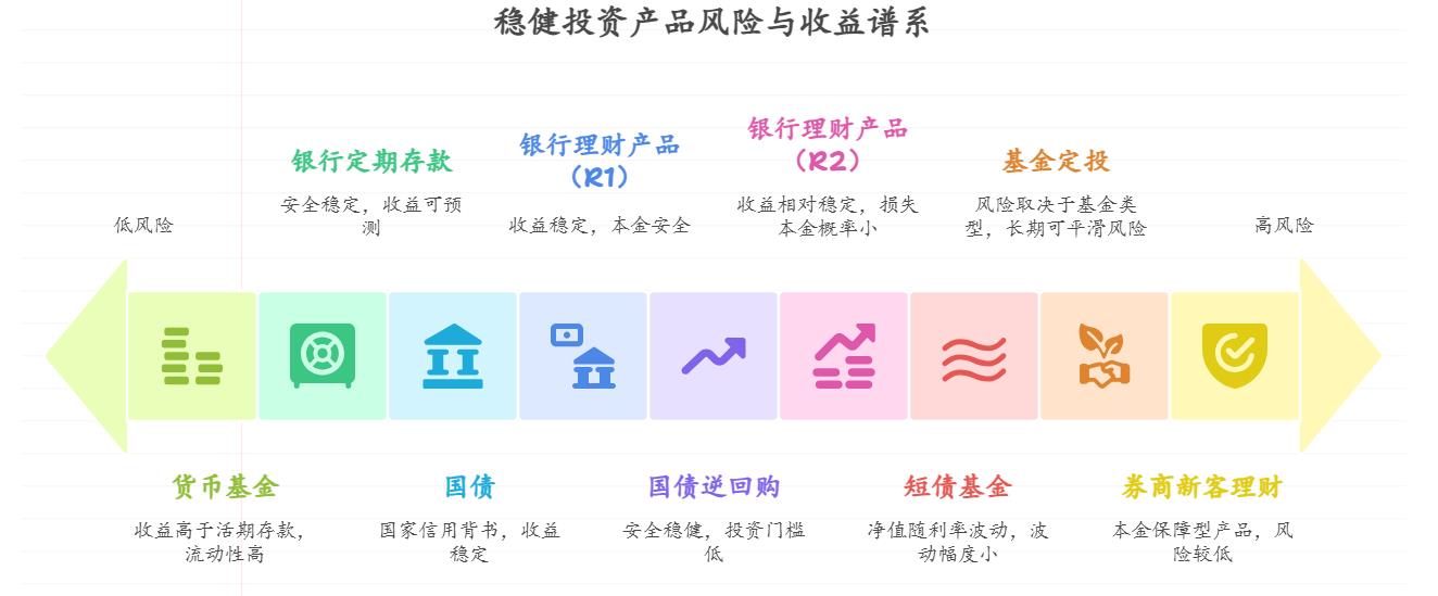 毫无理财经验的小白，想开启理财之路，是不是必须先从稳健投资入手？听说激进投资易亏损，那适合小白起步的稳健投资产品通常有哪些，其风险状况究竟如何呢？
