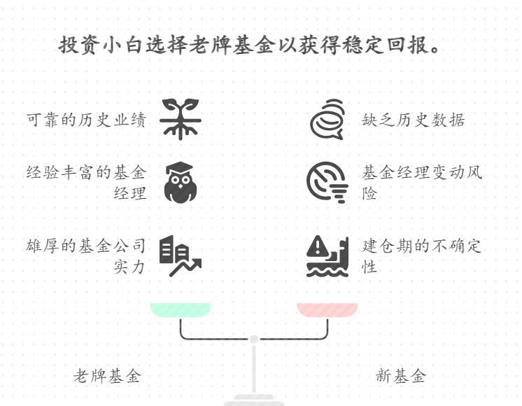 定投选“成立 10 年的老牌基金”还是“刚发的新基金”？哪个对投资小白更靠谱？
