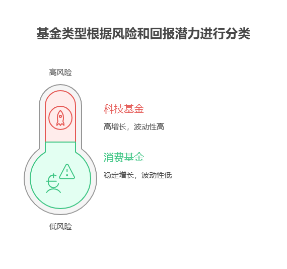 刚毕业手里 5000 元，分散到消费类基金和科技类基金里，前景如何?