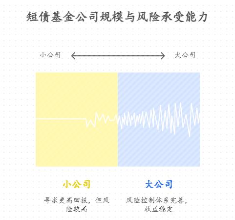 上班族对比不同公司的短债基金,差异大吗?比如用 2.5 万元理财,选大公司还是小公司的产品,怎么选公司买到收益稳的好产品?