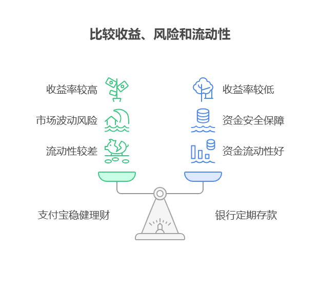长期买支付宝的稳健理财，收益会不会比定期存款高?