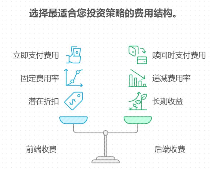 长期定投基金选前端收费还是后端收费？打算投5年以上，哪种收费方式更省钱？对总收益影响大不？