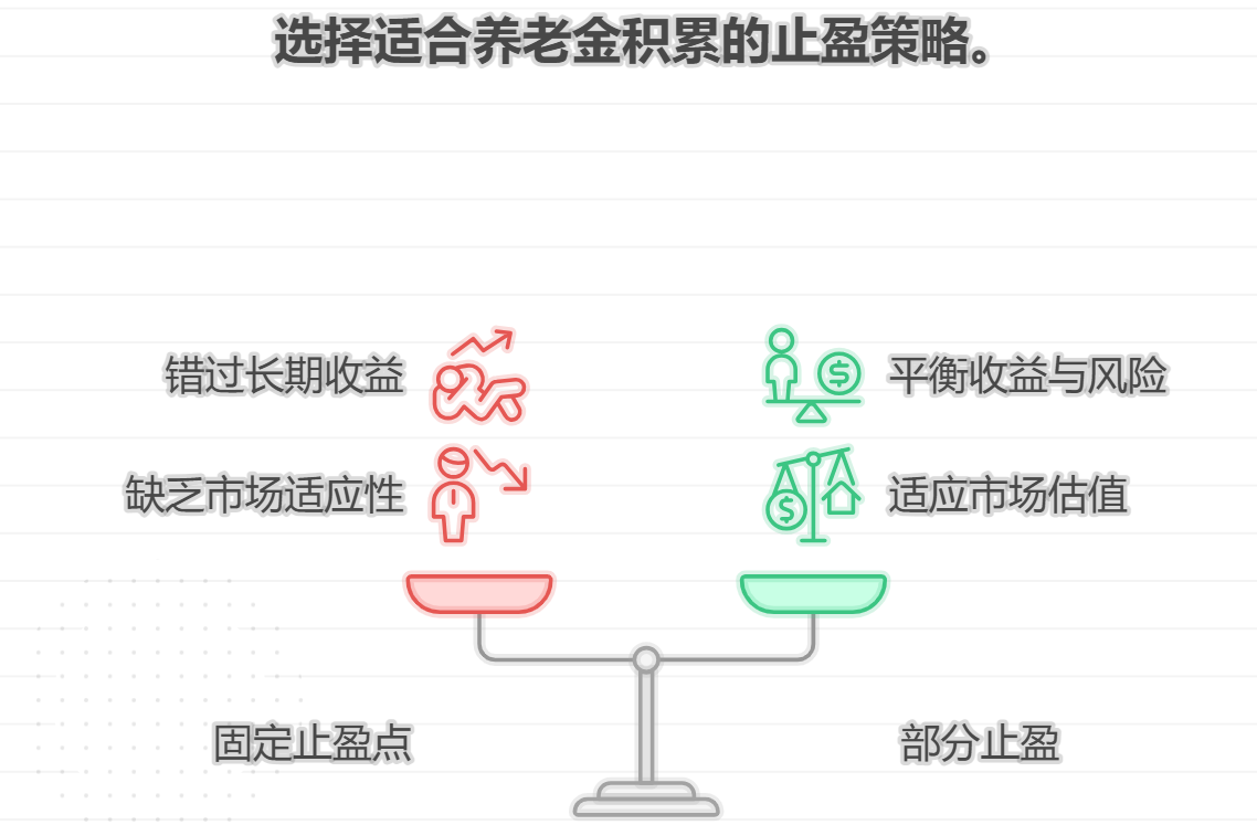 定投攒养老钱要10年以上,止盈点设高点好,还是不设固定点,偶尔止盈部分?