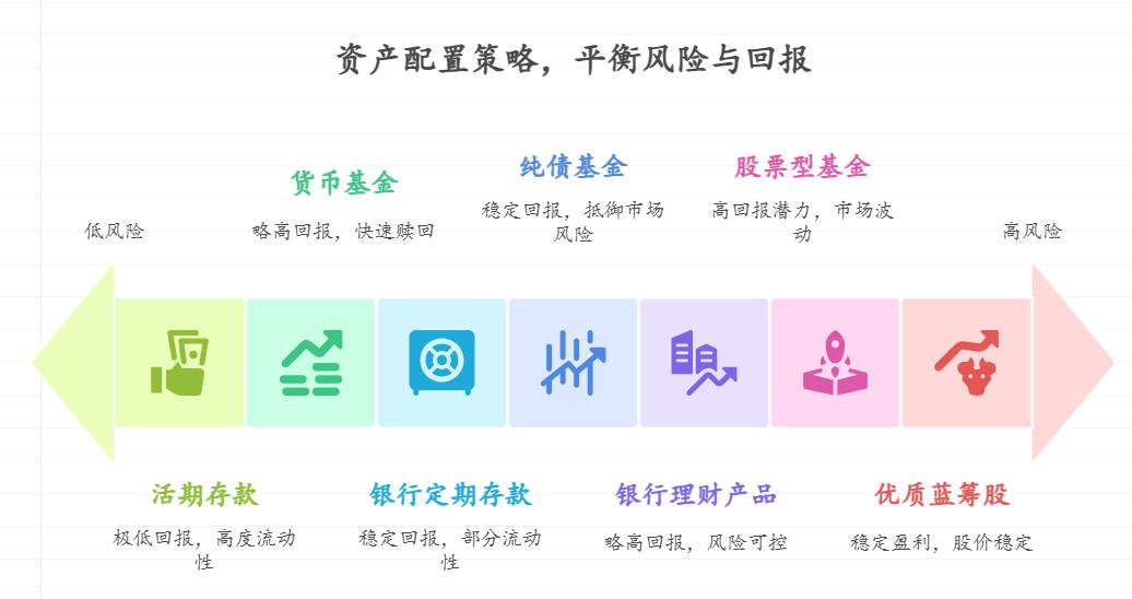 做点小生意，手里有30万流动资金，怕生意周转不开，又想让闲置的钱保值增值，想通过理财兼顾灵活性和收益，资产该怎么配置？