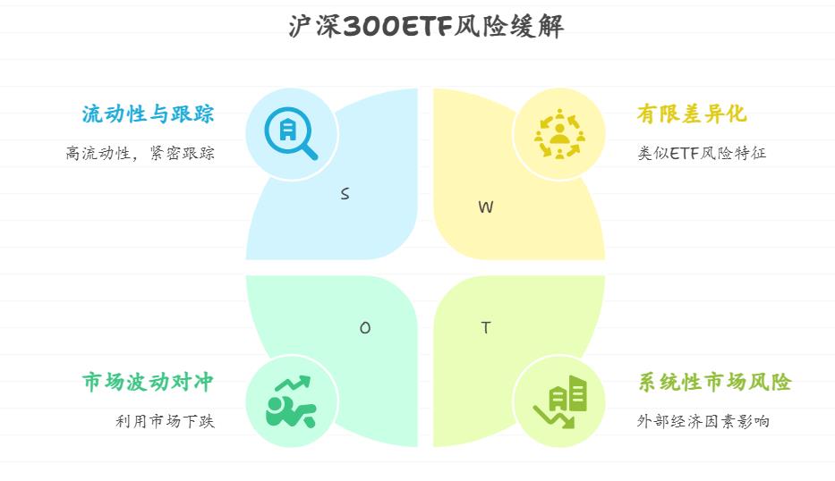 如果市场出现系统性风险，哪只沪深300ETF基金有更好的风险应对策略，能最大程度减少投资者的损失？