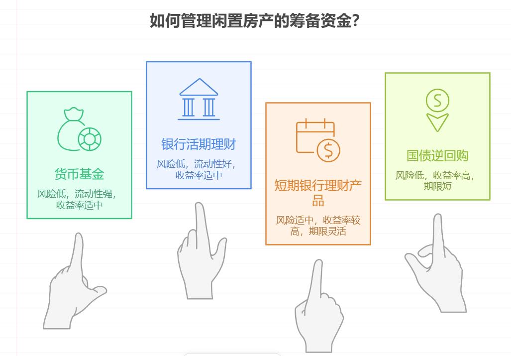 作为家庭经济支柱,名下有一套闲置房产准备出租,在租金到账前想先打理这笔筹备资金,有哪些低风险稳健的理财产品能匹配短期周期且兼顾流动性和收益?