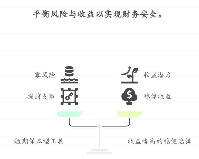 作为家庭经济支柱,孩子参加夏令营等短期活动需要定期支出,想提前储备这部分资金,有哪些低风险稳健的理财产品能按季度或半年灵活取用且有稳定收益?
