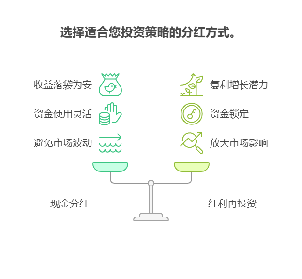基金的分红方式选择现金分红还是红利再投资，各有什么利弊?