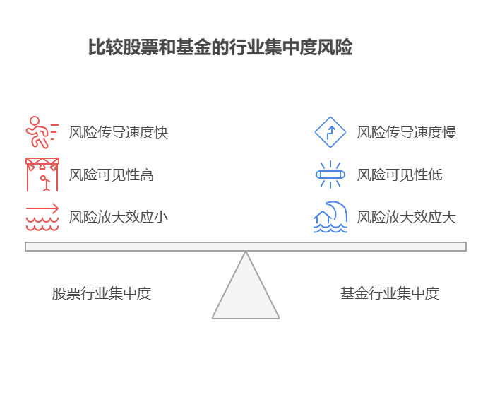 股票的行业集中度和基金的行业集中度，风险暴露有何不同?