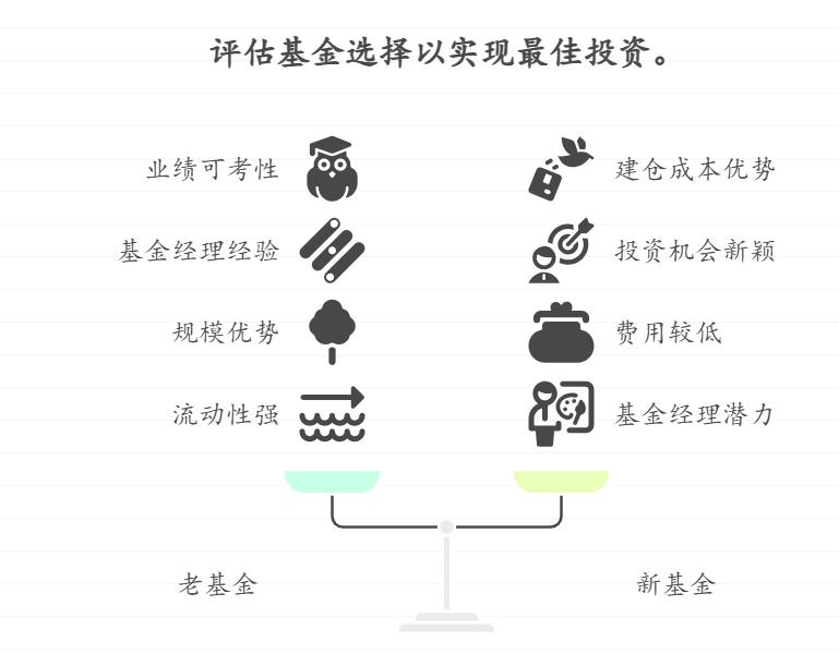 新手小白学习基金时听人说 “买旧不买新”,想实战验证,该选成立 3 年以上的老基金吗?新基金真的不适合新手学习尝试吗