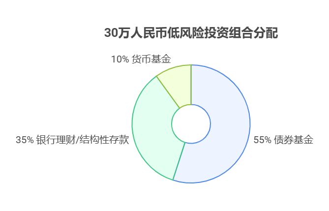 30万资金想实现年化5%左右的收益，有哪些低风险的组合方案?