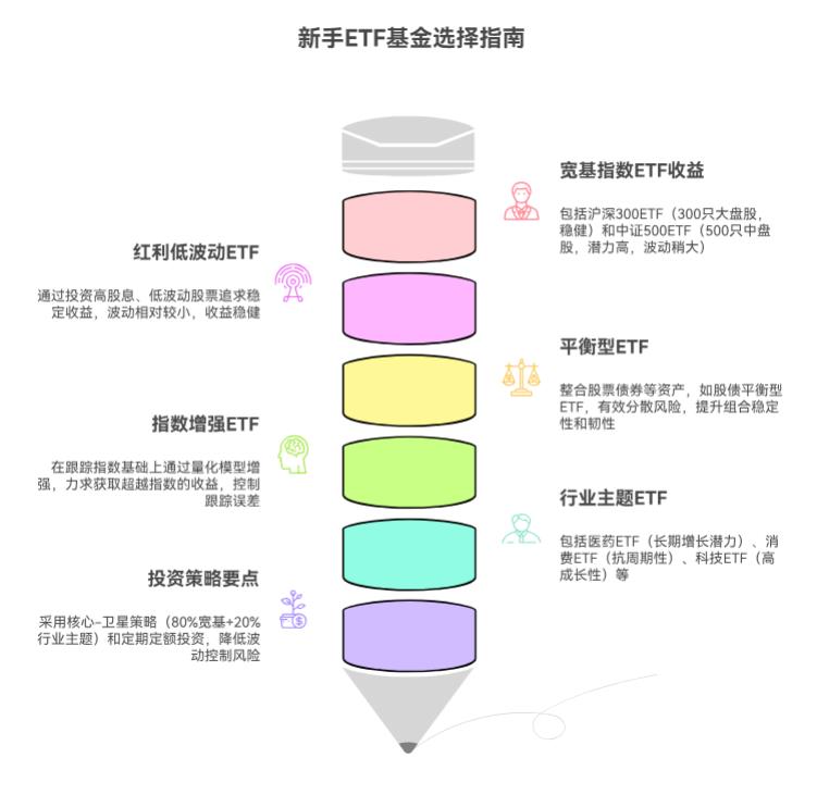 新手想跟着指数走，ETF 基金里哪些品种能实现稳健高收益？