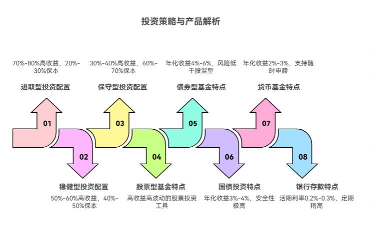 手里的钱想分两部分，一部分牛市里博取高收益，一部分保本，该怎么分配比例？