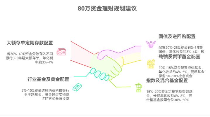 银行利率在降,我手里有80万,想保证本金差不多安全,还能比存款赚得多点,该咋规划理财啊?
