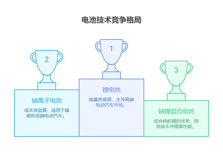 手头40万资金，想布局新能源行业的钠离子电池基金，该技术与锂电池的竞争格局如何?