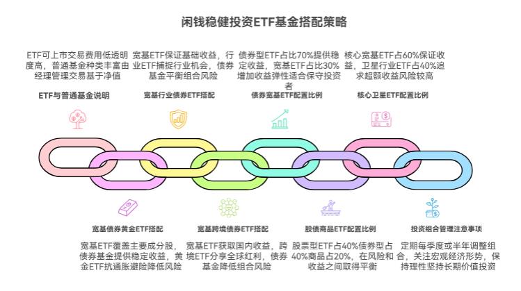 我有1.5万闲钱，想求稳，买ETF和基金该咋搭配着来啊？