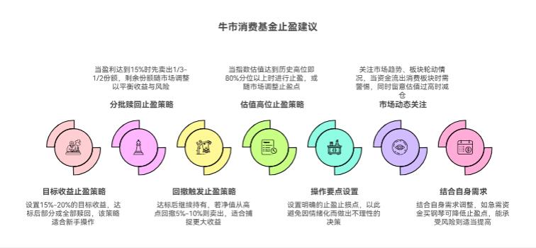 微信理财通定投的消费基金终于盈利了，牛市里消费板块也挺稳的。我想拿这钱给孩子买钢琴，不知道啥时候卖最合适，就怕卖晚了利润又没了！