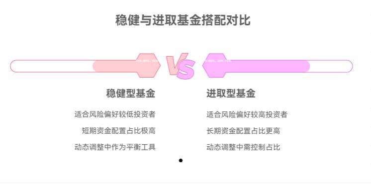 稳健型基金和进取型基金该咋搭配着买啊?才能配得合理点,别风险太高