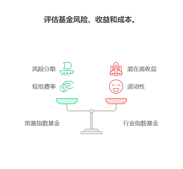 想配置1-2只海外市场的QDI基金,新手该如何对比不同QDI基金的跟踪标的、费率及过往业绩,选出更适合的产品?