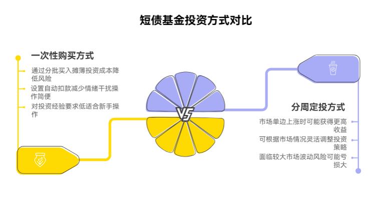 收入不高每月存400元，新手低风险理财一次性买短债还是分周定投，能降风险吗？