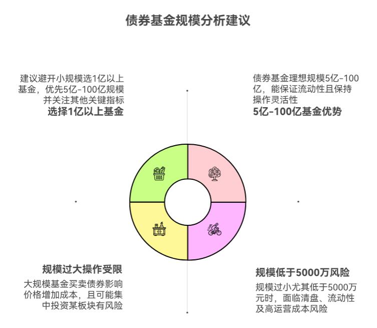 小白定投风险低、收益稳的债券基金，要关注规模吗？规模小风险大吗？