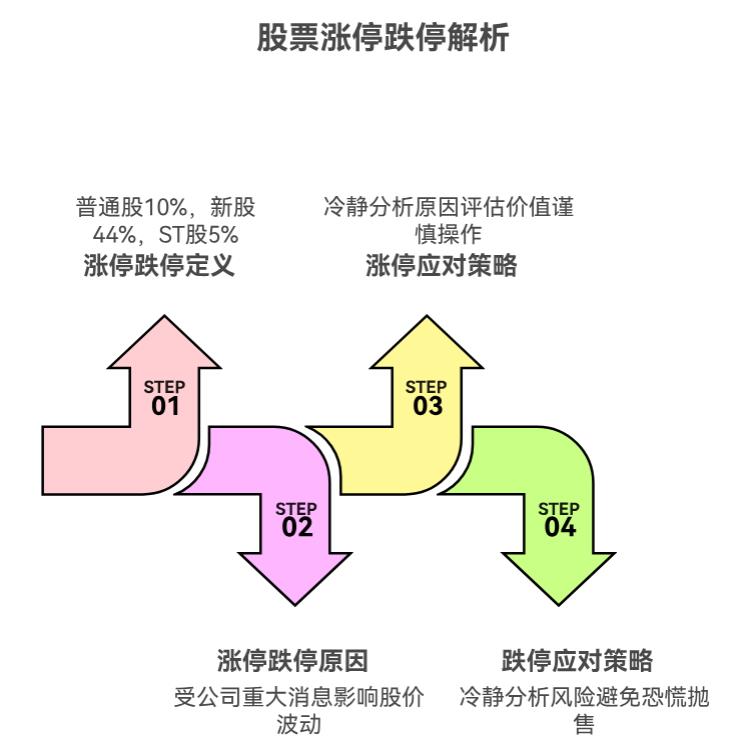 新手学理财,股票的“涨停”“跌停”是啥意思?新手遇到了该咋办啊?