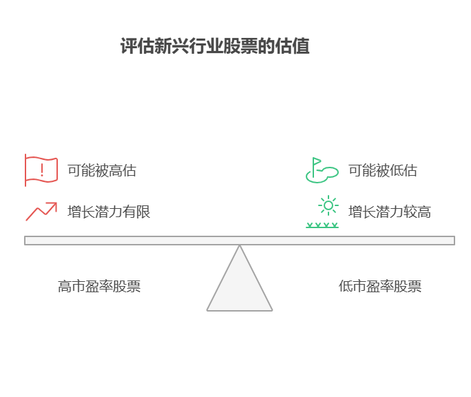 成长型基金若持仓新兴行业个股,新手该如何判断这些个股的估值是否合理,避免过高估值?