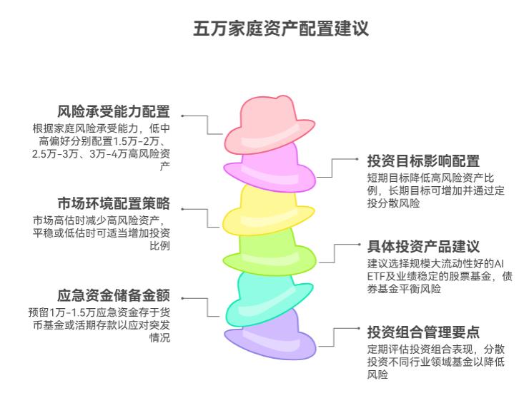 5万家庭资产配置里,能拿4万投AIETF和股票基吗