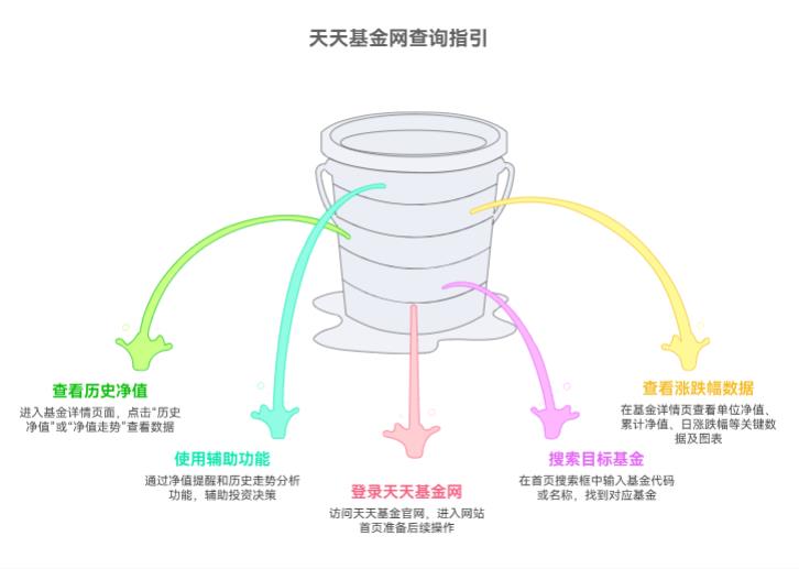 天天基金咋查基金的历史净值呀？咋看涨了多少？
