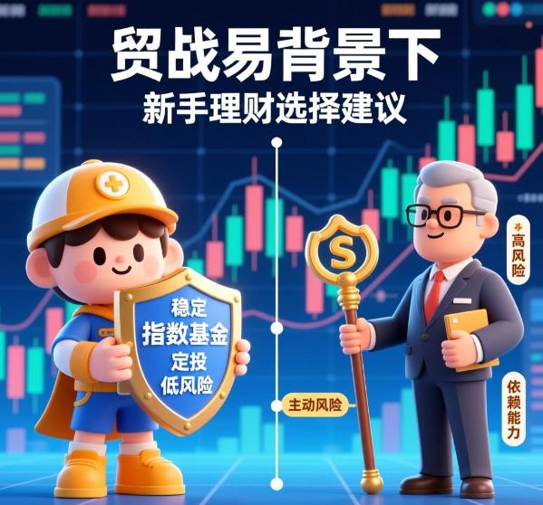 新手学理财，贸易战里指数基金比主动基金稳吗？
