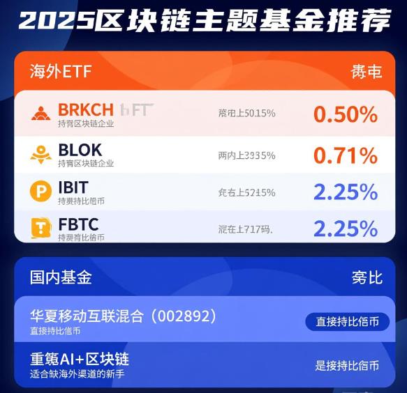 2025年看好区块链产业，最值得买入的区块链主题基金有哪些？求推荐
