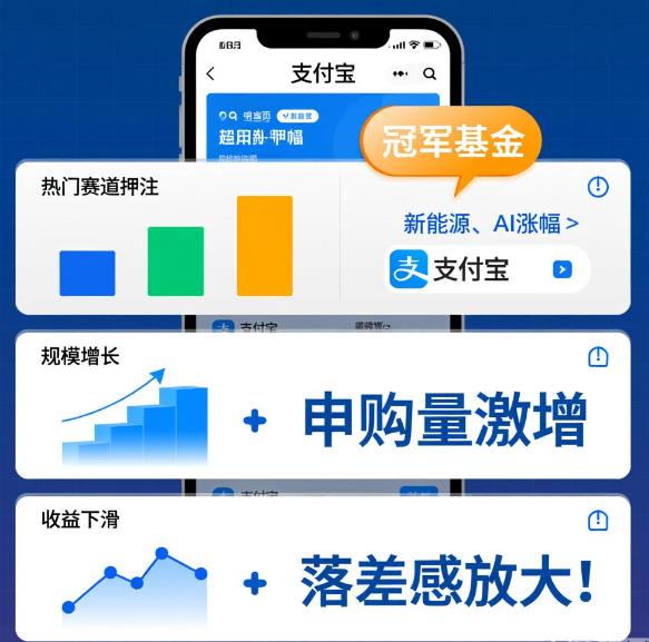 为啥支付宝上的冠军基金第二年容易不行？