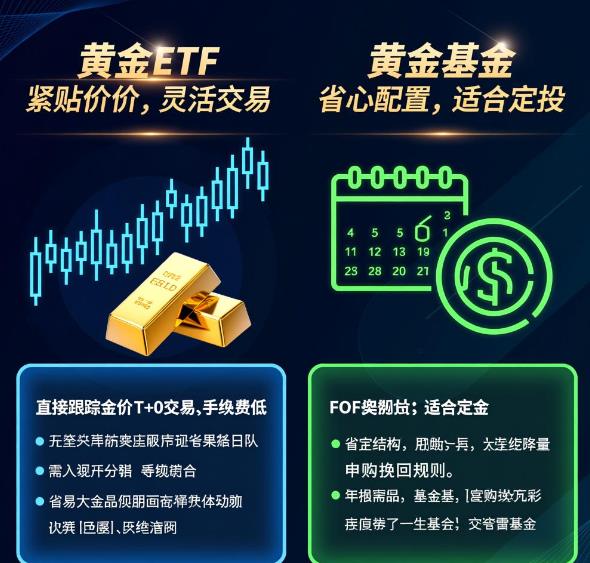 比较看好黄金，买黄金ETF好还是黄金基金好呀？