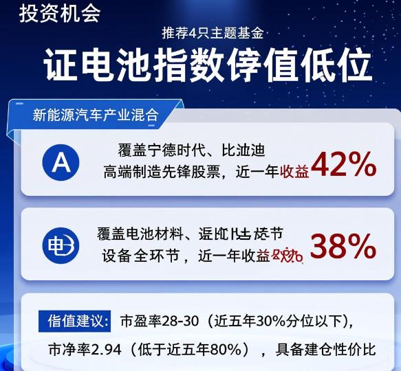 动力电池相关的主题基金有哪些推荐，当前估值可以建仓吗？