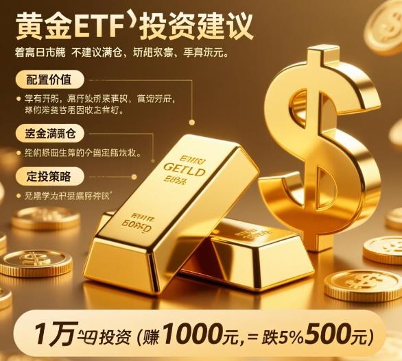 黄金ETF现在是否适合买入？投1万进去大概能赚多少？
