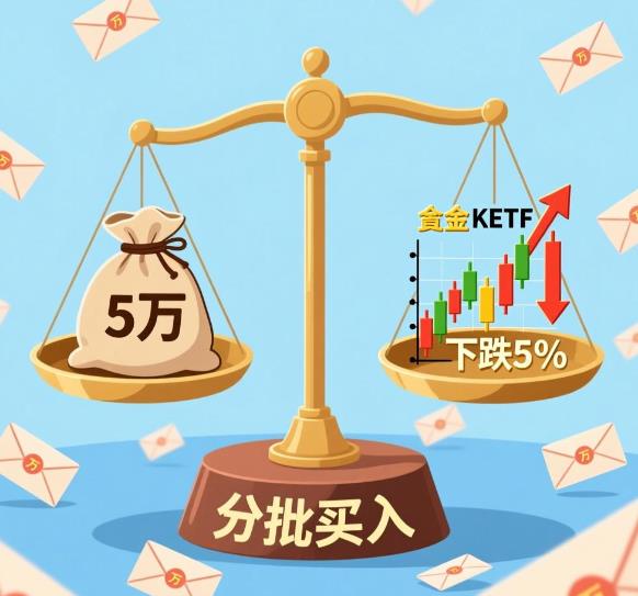 黄金ETF现在是否适合买入？我手里5万想分批次投。