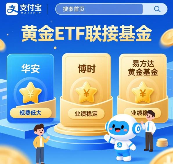 黄金ETF现在买哪只好？支付宝上能买到的有哪些？