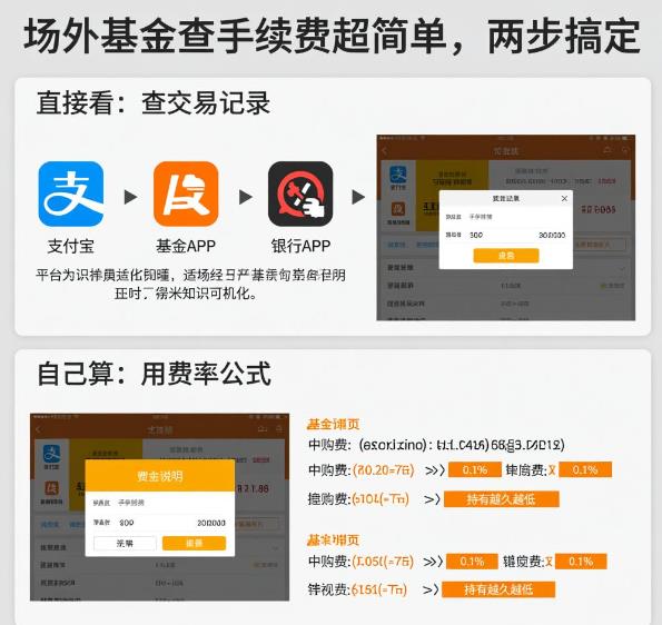 场外基金买卖时,怎么看自己实际付了多少手续费呀?
