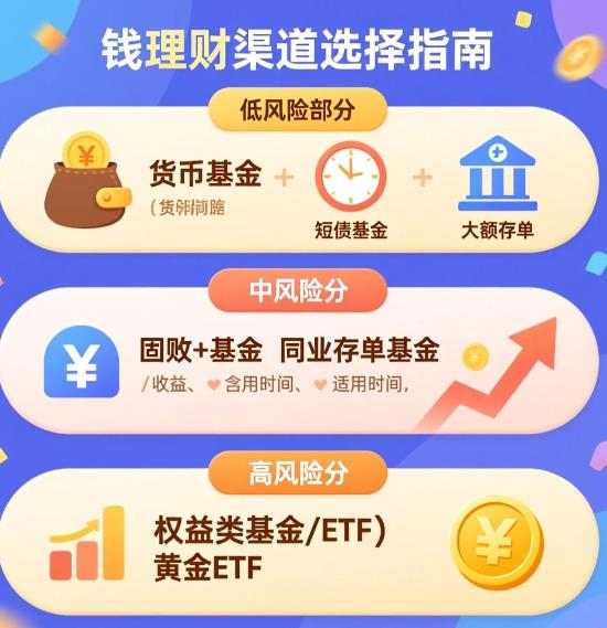 闲置的钱用来理财，有啥渠道推荐呀？